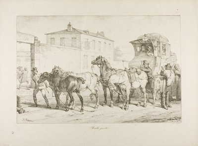 Diligence - Emile Jean Horace Vernet