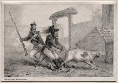 Maraudeurs, Tenez bon - Emile Jean Horace Vernet