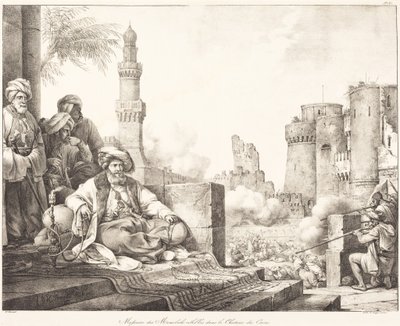 Massacre des Mameluks Rebelles dans le Château de Caire - Horace Vernet