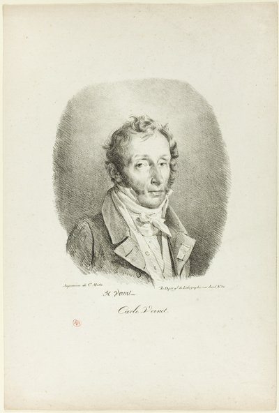 Portrait de Carle Vernet - Emile Jean Horace Vernet