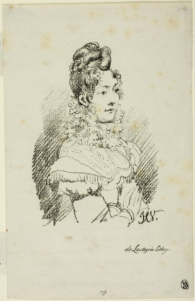 Portrait de Madame Perregaux - Emile Jean Horace Vernet