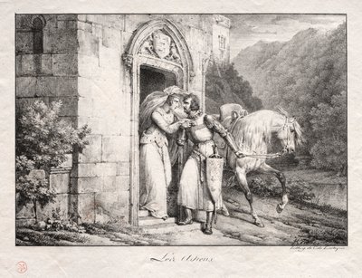 Les Adieux - Emile Jean Horace Vernet