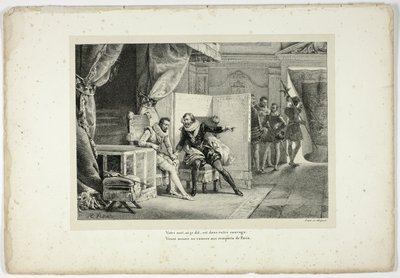 Votre sort, ai-je dit, est dans votre courage... - Horace Vernet
