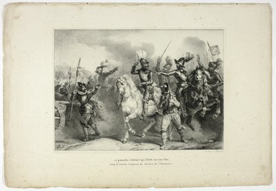 ce panache éclatant qui flotte sur ma tête... - Horace Vernet