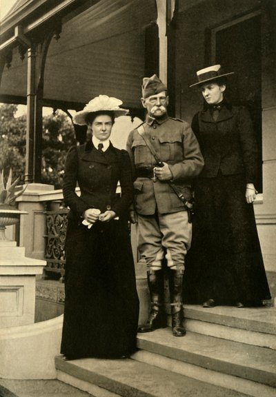 Lord Roberts et ses filles à Pretoria, 1900, 1901 - Horace Walter Nicholls