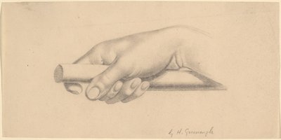 Main droite tenant une courte tige - Horatio Greenough
