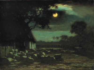 Bergerie, clair de lune, 1906 - Horatio Walker