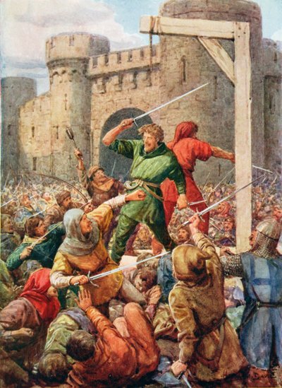 Dos à dos se tenaient les deux intrépides, illustration de 