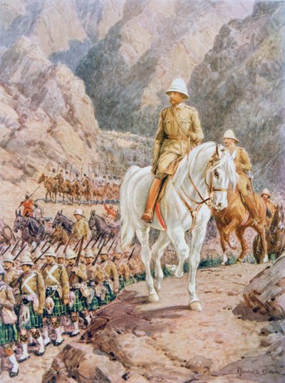Lord Roberts (1832-1914) en marche vers Kandahar - Howard Davie