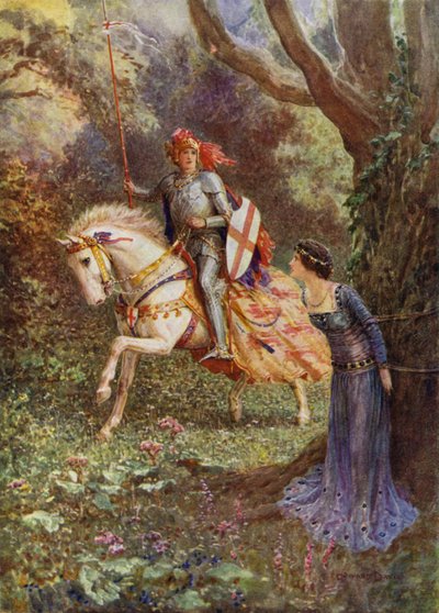 Saint Georges a vu une dame d