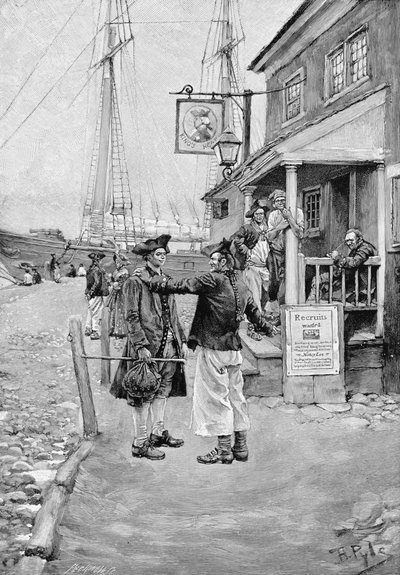 Quai de Brownejohn, New York, illustration de 