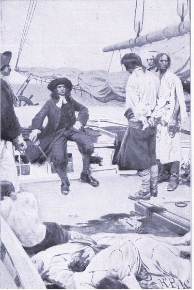 Colonel Brett et le pirate, de Howard Pyles Book of Pirates publié par Harper & Bros, 1921 - Howard Pyle