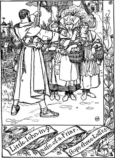 Illustration du livre Les Joyeuses Aventures de Robin des Bois, par Howard Pyle - Howard Pyle