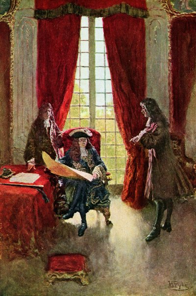 La Salle demande au roi la permission d