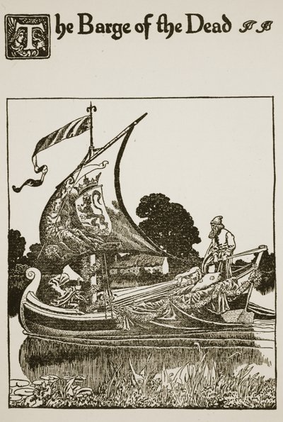 La Barge des morts, illustration de 