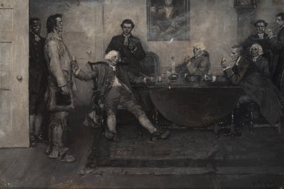 "Voici Enoch Wade, messieurs," dit le baronnet - Howard Pyle
