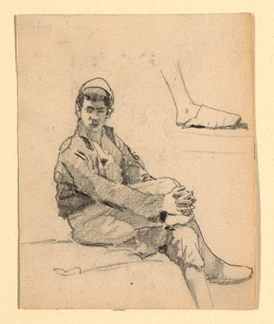Avers : Un jeune Maure assis (?) - Howard Russell Butler