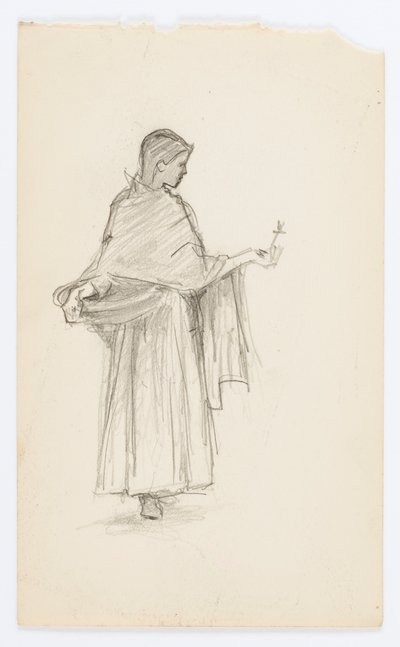 Sans titre (Fille à la fleur) - Howard Russell Butler