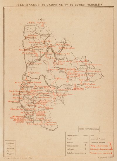 Pèlerinages du Dauphiné et du Comtat-Venaissin - Hubert Clerget
