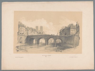 Vue du pont Saint-Michel, Paris - Hubert Clerget