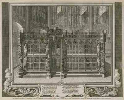 Un monument majestueux en mémoire du roi Henri VII et de sa reine - Hubert Francois Gravelot