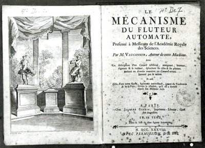 Automates, illustration de la page de titre de 