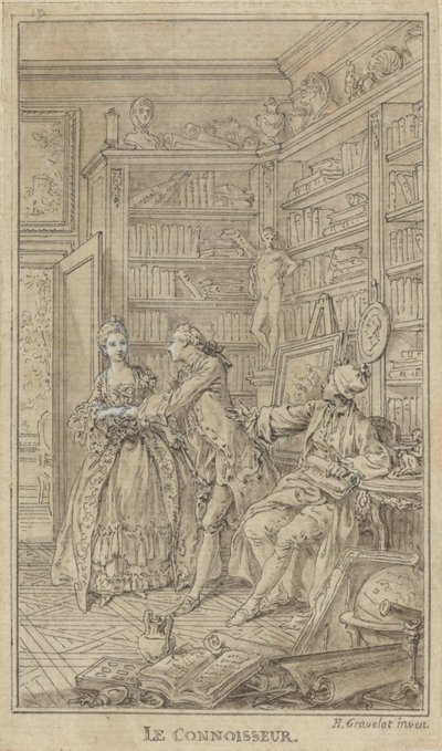 Le Connaisseur - Hubert Francois Gravelot