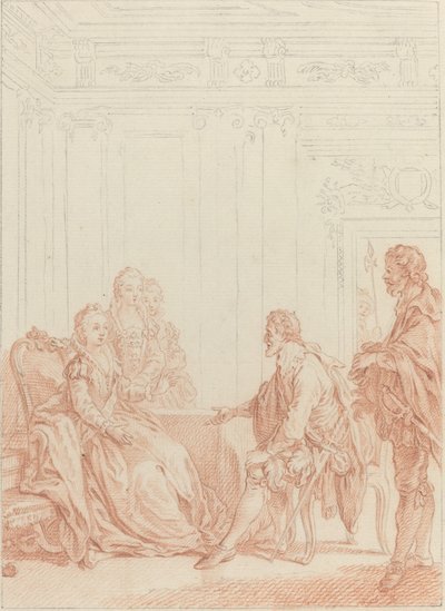 Quoi! Vous servez Valois... - Hubert Francois Gravelot