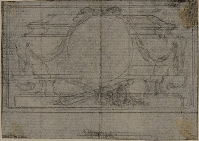 Study for En Tête Vignette in Tacitus "Tibère, ou Les Six Premiers Livres des Annales", Book IV - Hubert Francois Gravelot