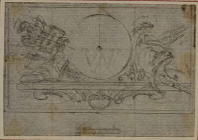 Study for En Tête Vignette in Tacitus "Tibère, ou Les Six Premiers Livres des Annales", Book VI - Hubert Francois Gravelot