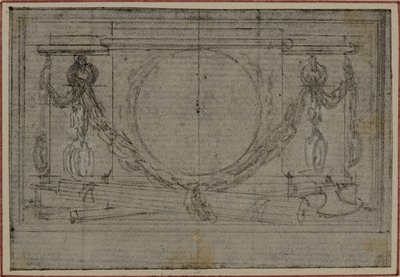 Study for En Tête Vignette in Tacitus "Tibère, ou Les Six Premiers Livres des Annales", Book II - Hubert Francois Gravelot