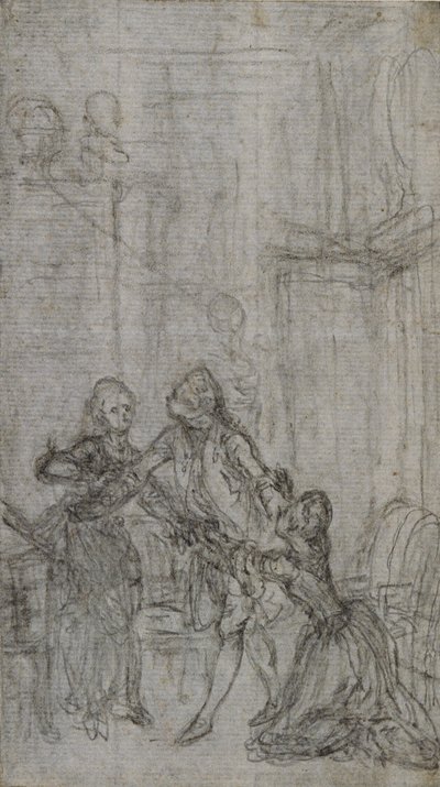 Study for Vignette-Frontispiece in Charles-Simon Favart