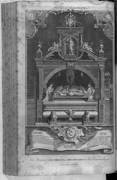 Le Monument à Henri II et Richard Ier à l