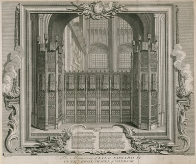 Le monument du roi Édouard IV - Hubert Francois Gravelot