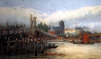 Vieux Pont de Putney - Hubert James Medlycott