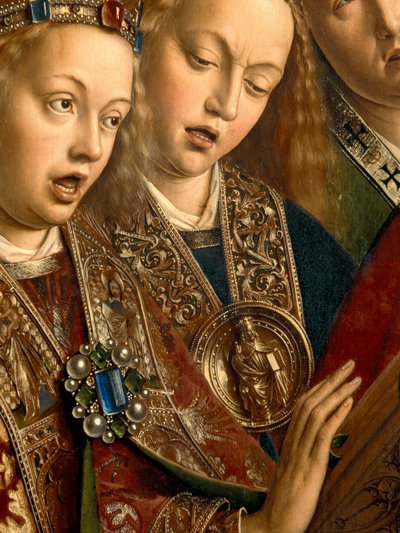 (détail) - Hubert & Jan van (1390 1441) Eyck