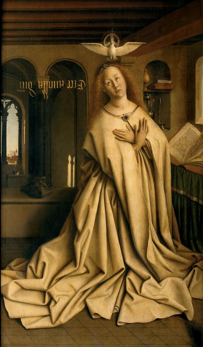 Vierge Annonciatrice - Hubert & Jan van (1390 1441) Eyck