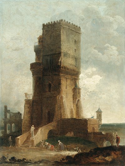 Un caprice de la tour de Bénévent - Hubert Robert