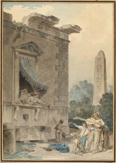Dames charitables - Hubert Robert