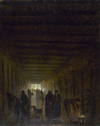 Couloir de la prison Saint-Lazare - Hubert Robert