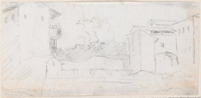 Scène de ville italienne - Hubert Robert