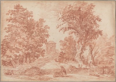 Parc italien avec un tempietto - Hubert Robert