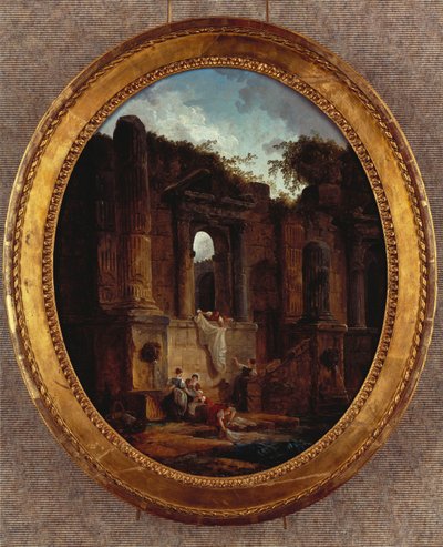 Paysage avec ruines - Hubert Robert