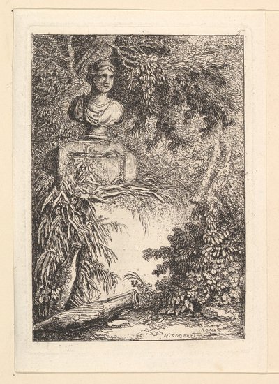 Le Buste - Hubert Robert