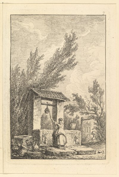 Le Puits - Hubert Robert