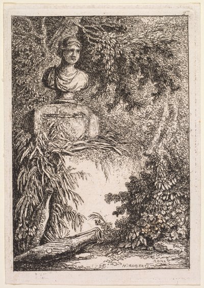 Les Soirées de Rome : Le Buste, 1764 - Hubert Robert