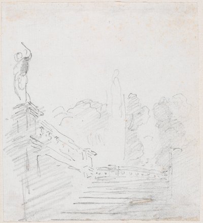 Escalier monumental - Hubert Robert