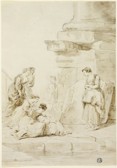 Moïse Sauvé des Eaux - Hubert Robert