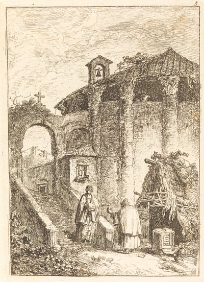Le temple ancien - Hubert Robert