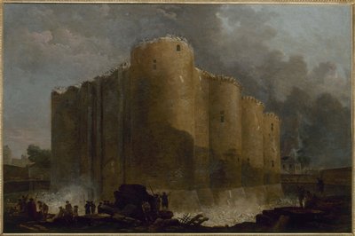 La Bastille, dans les premiers jours de sa démolition - Hubert Robert